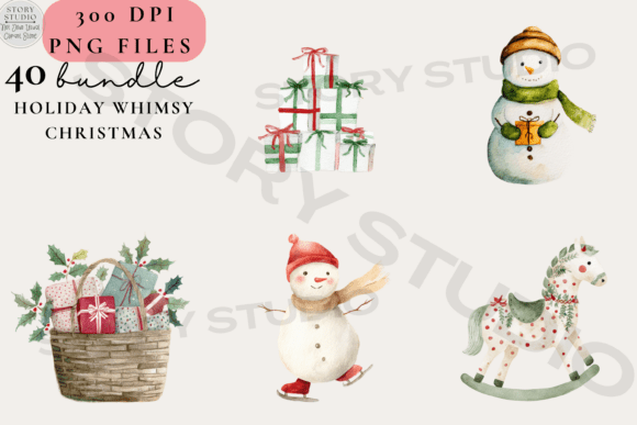 Download Holiday Whimsy Christmas PNG Clipart - Clipart Collection