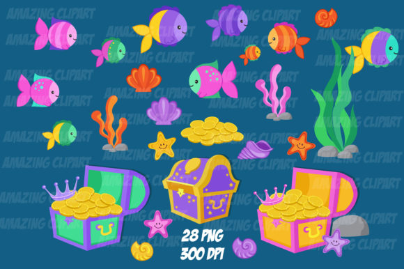 Download Undersea Clipart, Sea Animal Graphics. - Clipart Collection