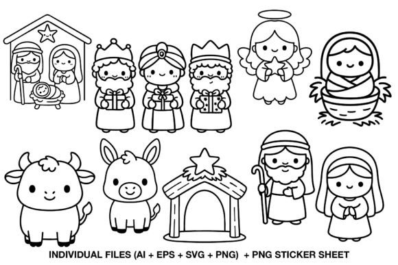 Download Christmas Bible Story Clipart for Kids - Clipart Collection