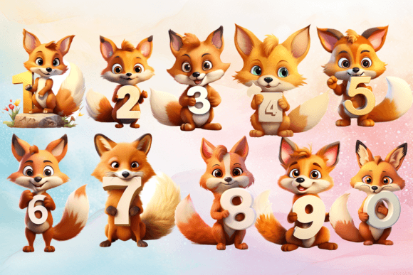 Download Animal Numbers Clipart for Kids - Clipart Collection