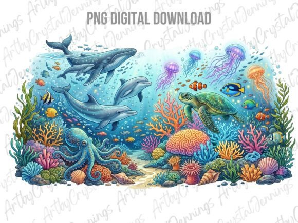 Download Underwater Sea Life Coral Reef Ocean PNG - Ocean Collection