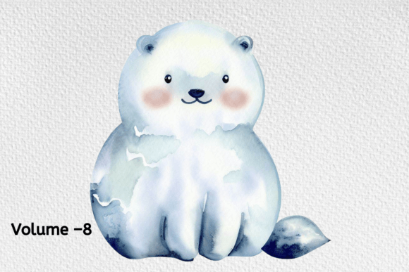 Download Watercolor Arctic Animals Clipart - Clipart Collection