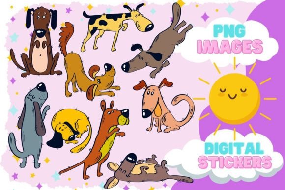 Download Dog Clipart Set,Hand Drawn Dog,Pets Set - Clipart Collection