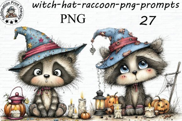 Download Witch Hat Raccoon Clipart PNG - Clipart Collection
