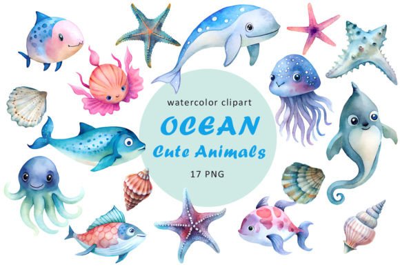 Download Ocean Animals Clipart. Sea Animals Png - Ocean Collection