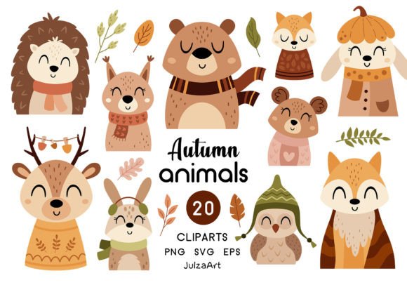 Download Autumn Animals Clipart, Fall Clipart - Clipart Collection