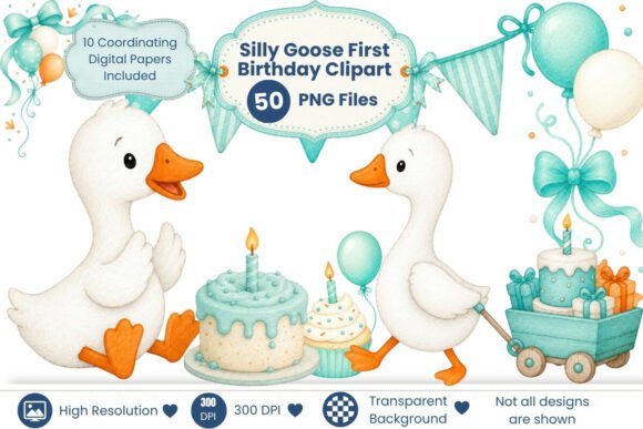 Download Silly Goose Birthday Clipart - Clipart Collection