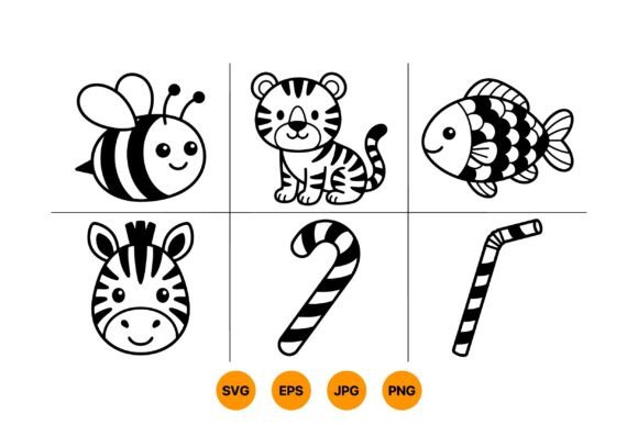 Download Cute Animal SVG Clipart Pack - Clipart Collection