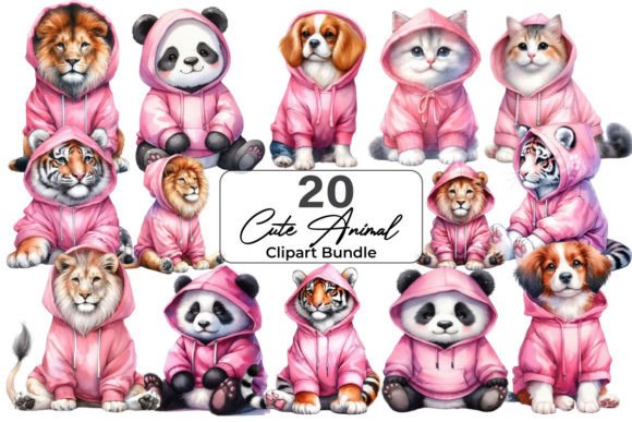 Download Cute Winter Animals Clipart Sublimation - Clipart Collection