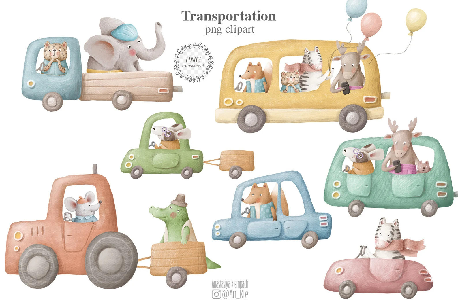 Download Transportation Clipart for Kids - Clipart Collection
