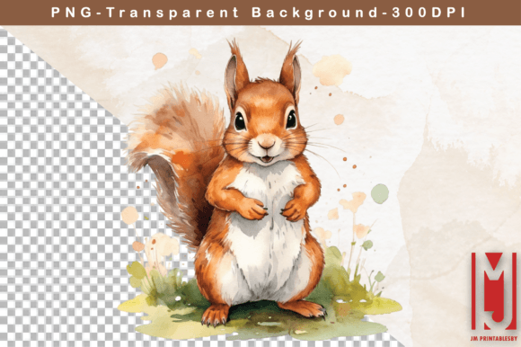 Download Watercolor Squirrel Clipart - Clipart Collection
