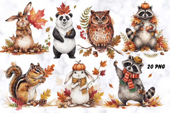 Download Fall Woodland Animal Clipart - Clipart Collection