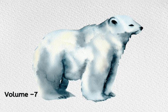 Download Watercolor Arctic Animals Clipart Png - Clipart Collection