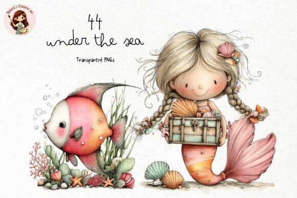 Download Under the Sea PNG Clipart Set - Clipart Collection